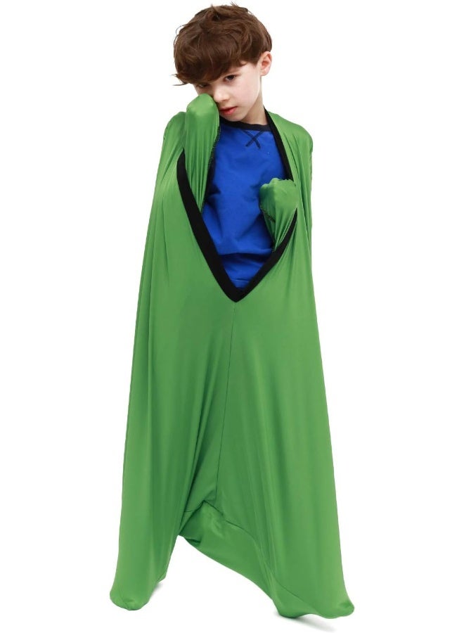 SANHO Dynamic Movement Sensory Sox - Updated Version, Large, 9-12 Years Old, 56''LX28''W Green - Image 1
